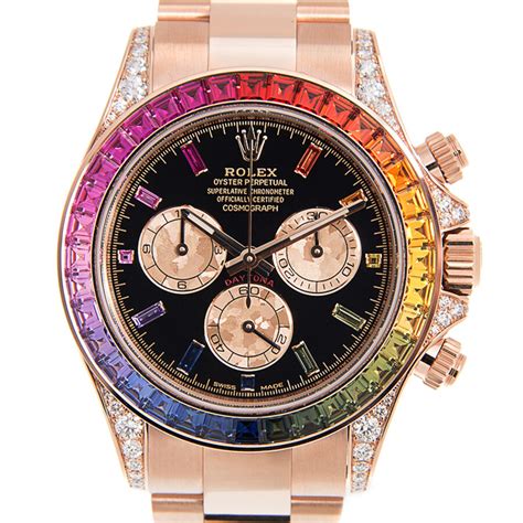 rainbow watch replica for sale|rolex rainbow 116595.